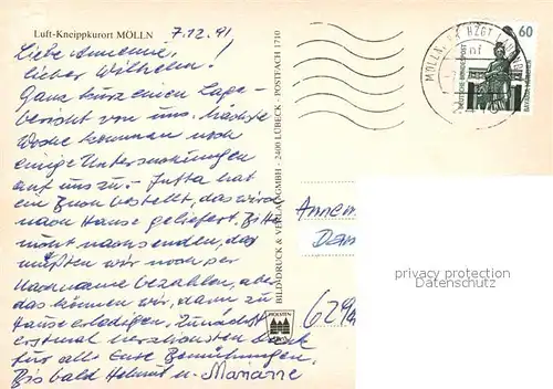 AK / Ansichtskarte Moelln_Lauenburg  Moelln_Lauenburg