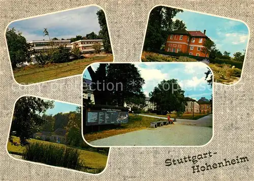 AK / Ansichtskarte Hohenheim Schloss Roemisches Wirtshaus Spielhaus Rechenzentrum Hohenheim