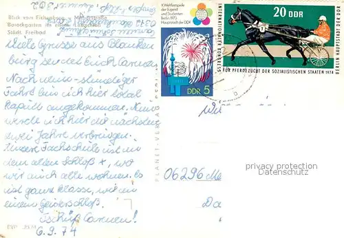 AK / Ansichtskarte Blankenburg_Harz Mauerstrasse Barockgarten Lustschloss  Blankenburg_Harz