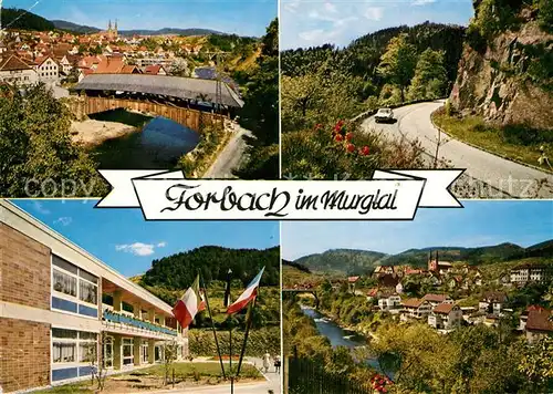 AK / Ansichtskarte Forbach_Baden Bruecke  Forbach_Baden