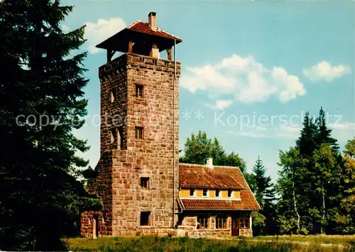 AK / Ansichtskarte Loffenau_Bad_Herrenalb Hoehengasthaus Teufelsmuehle Jugendwanderheim Aussichtsturm Loffenau_Bad_Herrenalb