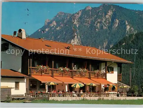 AK / Ansichtskarte Inzell Restaurant Fischer  Inzell