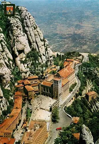 AK / Ansichtskarte Montserrat_Kloster Panoramica del Monestario Montserrat_Kloster