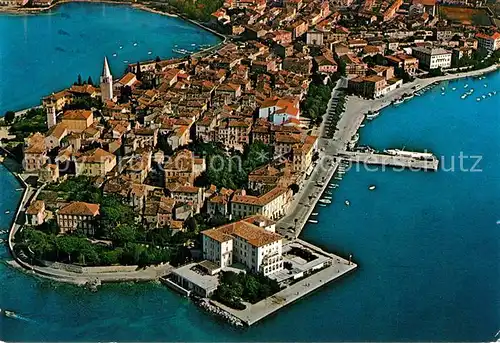AK / Ansichtskarte Porec Fliegeraufnahme Porec
