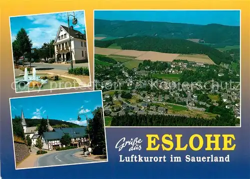 AK / Ansichtskarte Eslohe_Sauerland Ortsmotive Panorama Eslohe_Sauerland