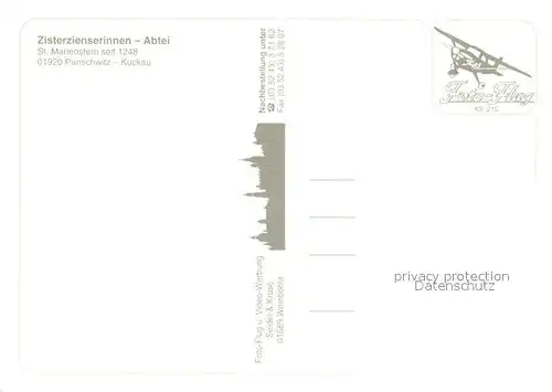 AK / Ansichtskarte Panschwitz Kuckau Zisterzienserinnen Abtei St Marienstern Fliegeraufnahme Panschwitz Kuckau