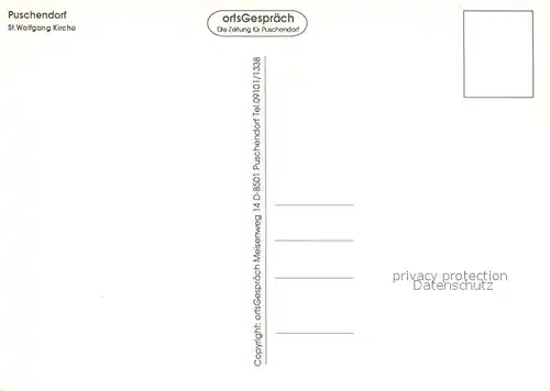 AK / Ansichtskarte Puschendorf St Wolfgang Kirche Puschendorf