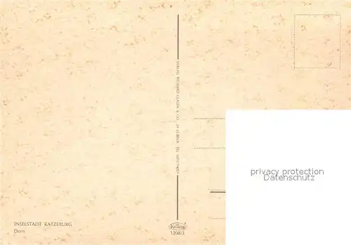 AK / Ansichtskarte Ratzeburg Dom Ratzeburg