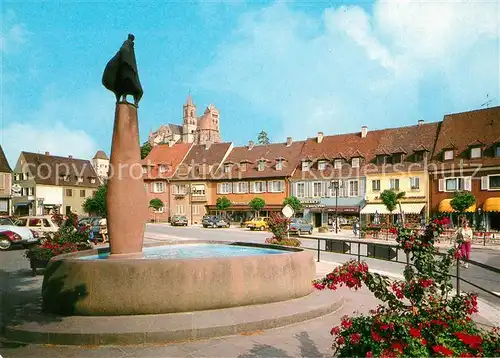 AK / Ansichtskarte Breisach_Rhein Marktplatz Europabrunnen Breisach Rhein