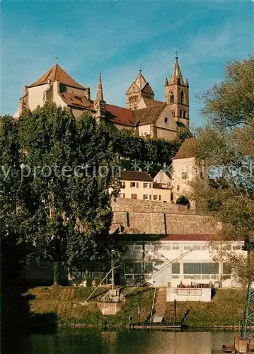 AK / Ansichtskarte Breisach_Rhein St Stephansmuenster mit Hagenbachturm Breisach Rhein