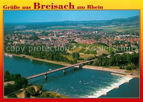 AK / Ansichtskarte Breisach_Rhein Fliegeraufnahme Breisach Rhein