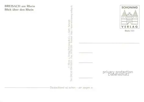 AK / Ansichtskarte Breisach_Rhein Fliegeraufnahme Breisach Rhein