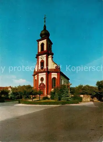 AK / Ansichtskarte Hofheim_Ried Kath Kirche Hofheim Ried