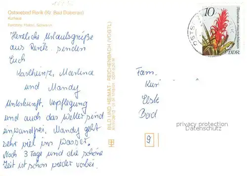 AK / Ansichtskarte Rerik_Ostseebad Kurhaus Rerik_Ostseebad