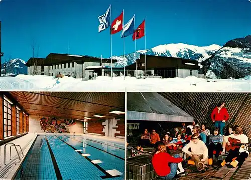 AK / Ansichtskarte Filzbach Sport Kurszentrum KZVL Hallenbad Filzbach