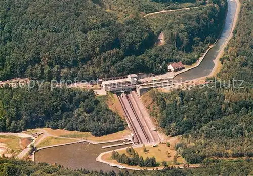 AK / Ansichtskarte Saint_Louis_Arzviller Fliegeraufnahme Canal de la Marne au Rhin Saint_Louis_Arzviller