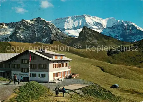 AK / Ansichtskarte Adelboden_Lenk Berghotel Hahnenmoospass Adelboden_Lenk