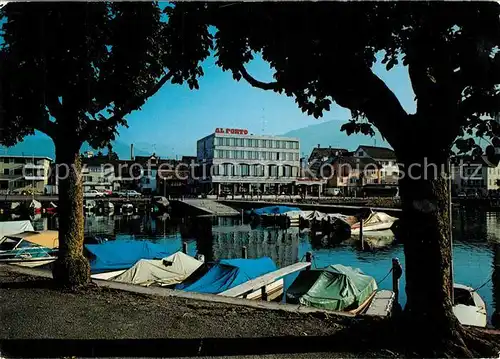 AK / Ansichtskarte Lachen_SZ Hostellerie al Porto Lachen_SZ