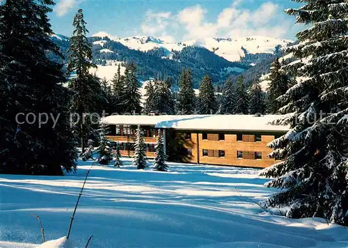 AK / Ansichtskarte Saanenmoeser_Saanen Basler Koloniehaus Saanenmoeser Saanen