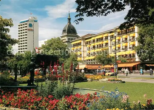 AK / Ansichtskarte Interlaken_BE Hotels Metropol Jungfrau Viktoria Interlaken_BE