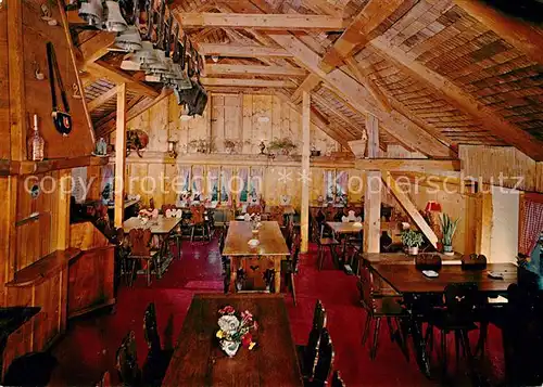 AK / Ansichtskarte Gruyeres_FR Le Chalet Tea room Restaurant Gruyeres FR