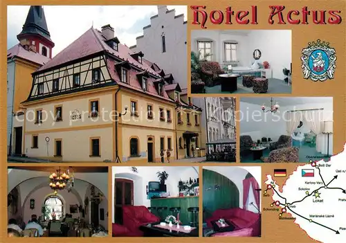 AK / Ansichtskarte Loket Hotel Actus  Loket