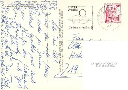 AK / Ansichtskarte Travemuende_Ostseebad Fliegeraufnahme Travemuende_Ostseebad