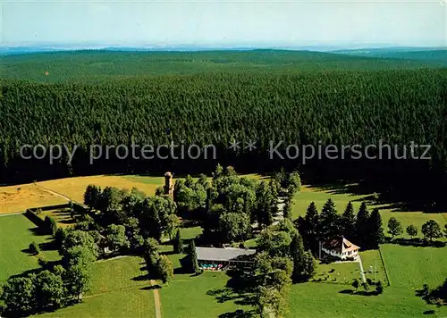 AK / Ansichtskarte Freudenstadt Fliegeraufnahme Cafe am Friedrichsturm Freudenstadt