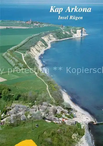 AK / Ansichtskarte Kap_Arkona Fliegeraufnahme Fischerdorf Vitt Kap_Arkona