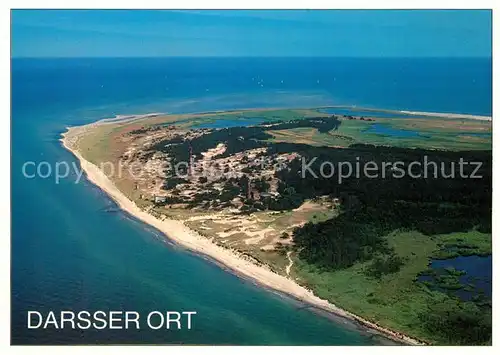 AK / Ansichtskarte Prerow_Ostseebad Fliegeraufnahme Darsser Ort Prerow_Ostseebad