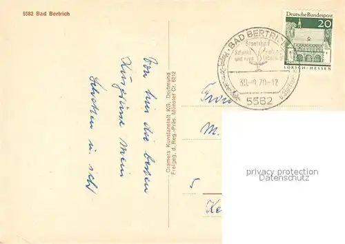 AK / Ansichtskarte Bad_Bertrich Fliegeraufnahme Bad_Bertrich