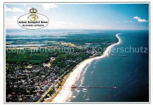 AK / Ansichtskarte Usedom Fliegeraufnahme Usedom
