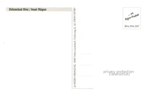 AK / Ansichtskarte Binz_Ruegen Panorama Binz_Ruegen
