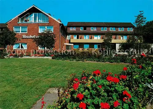 AK / Ansichtskarte Buesum_Nordseebad Kurpark Reichsbund Heim Buesum_Nordseebad