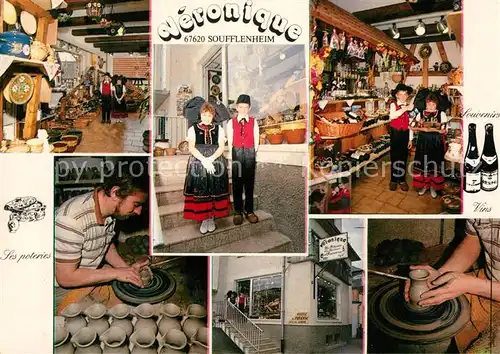AK / Ansichtskarte Soufflenheim Veronique Wein Souvenir Laden Soufflenheim