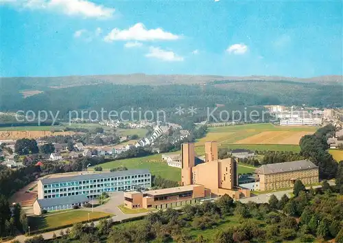 AK / Ansichtskarte Meschede Benediktinerabtei Koenigsmuenster Abtei Kirche Gymnasium Meschede