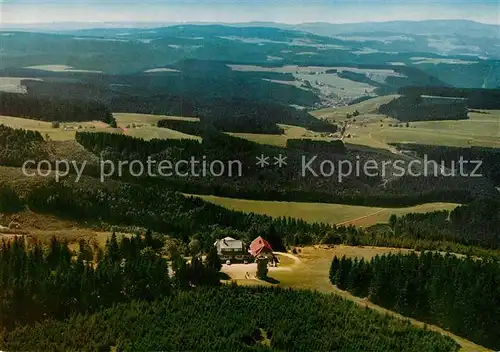 AK / Ansichtskarte Furtwangen Fliegeraufnahme Berggasthof zum Brendturm Furtwangen