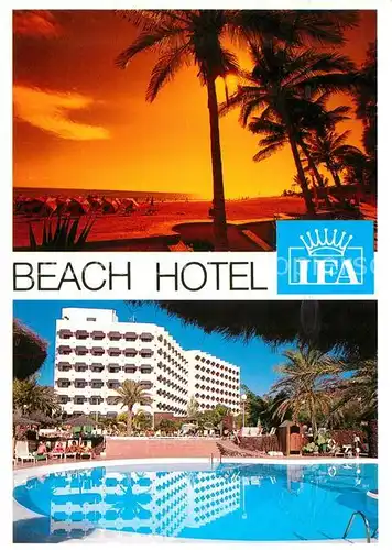 AK / Ansichtskarte San_Agustin_Gran_Canaria Hotel Beach San_Agustin_Gran_Canaria