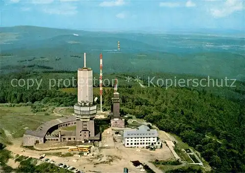 AK / Ansichtskarte Grosser_Feldberg_Taunus Fliegeraufnahme Fernmelde Fernseh UKW Sender Grosser_Feldberg_Taunus