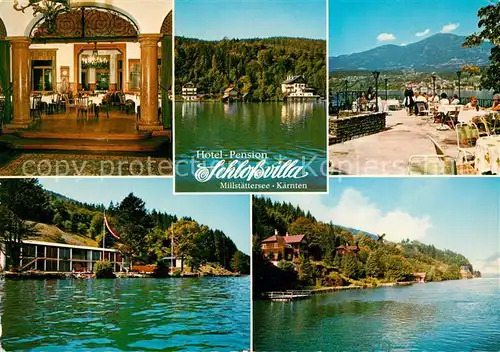 AK / Ansichtskarte Millstaettersee Hotel Pension Schlossvilla Millstaettersee