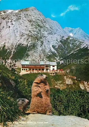 AK / Ansichtskarte Berchtesgaden Jenner Berggaststaette Hohes Brett Berchtesgaden