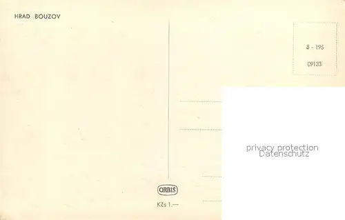 AK / Ansichtskarte Bouzov_Praha Hrad Bouzov Praha