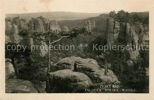 AK / Ansichtskarte Cesky_Raj_Frydstejn Angrova Stezka Vyhlidka Cesky_Raj_Frydstejn