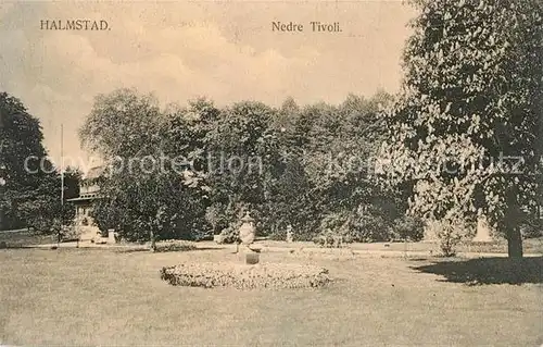 AK / Ansichtskarte Halmstad Nedre Tivoli Halmstad