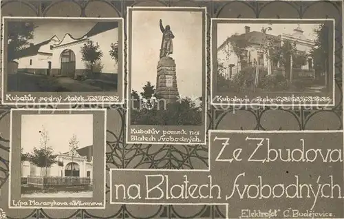 AK / Ansichtskarte Netolice_Nettolitz Ze Zbudova na Blatech Svobodnych Netolice Nettolitz