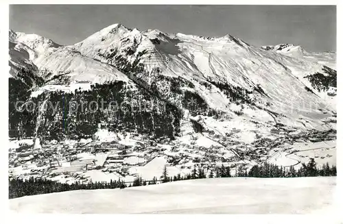 AK / Ansichtskarte Davos_GR mit Schatzalp Strela und Parsennbahn Davos_GR