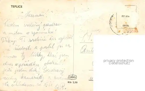 AK / Ansichtskarte Teplice  Teplice