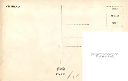 AK / Ansichtskarte Velehrad Kirchenpartie Velehrad
