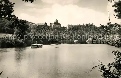 AK / Ansichtskarte Veveri Hrad Seepartie 