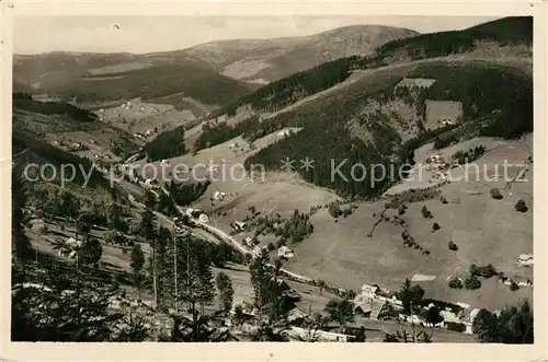 AK / Ansichtskarte Krkonose Fliegeraufnahme Velka Upa Krkonose